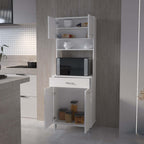 Santa Maria 1-Drawer 1-Shelf Kitchen Pantry with Adjustable Legs
