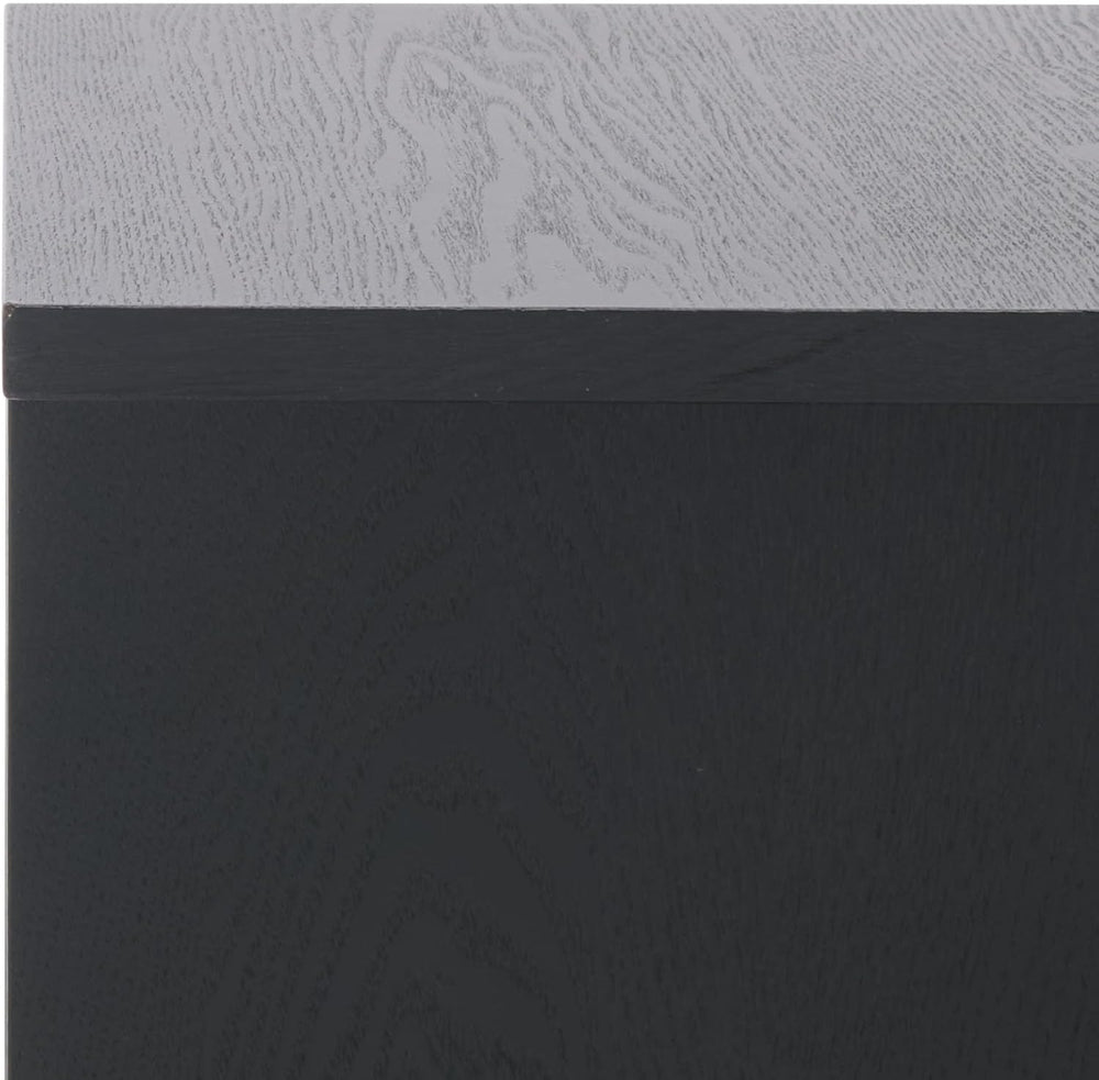 SAFAVIEH Home Collection Aeon Black C-Shape End Table