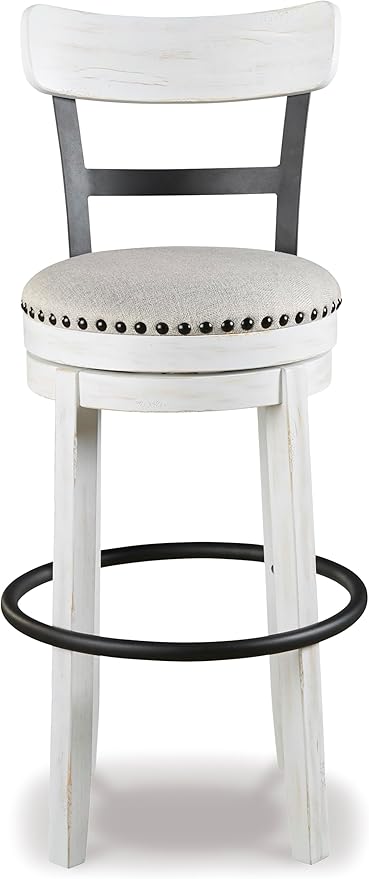Signature Design by Ashley Valebeck 30" Modern Swivel Pub Height Barstoo...