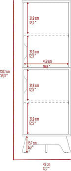 Single Kitchen Pantry,Four Storage Shelves,Double Doors Cabinets,Cupboard,Storage Cabinet,Buffets & Sideboards,for Dining Room