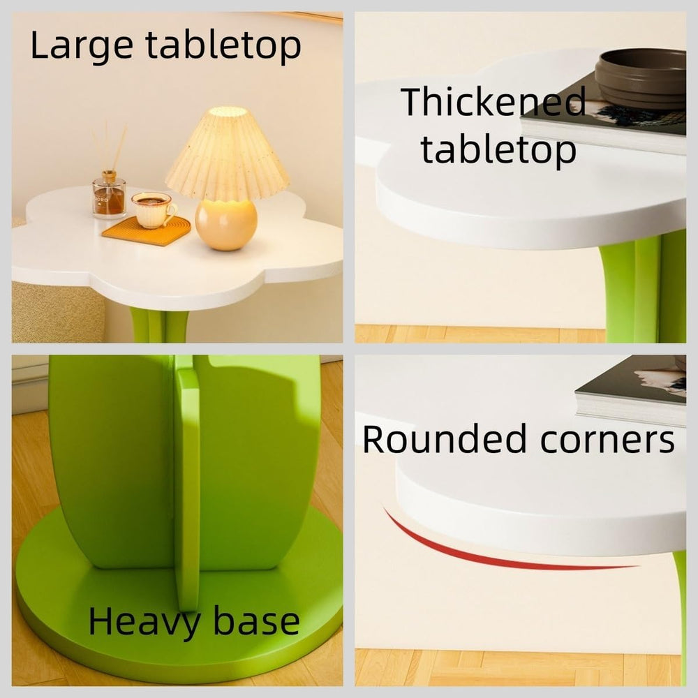 Flower Shaped Small Table - Decorative Side Coffee Table, Bedroom & Balco...