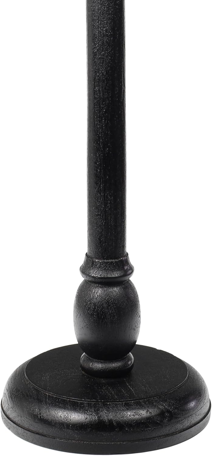 JONATHAN Y Leopold Solid Mango Wood Round Pedestal Drink Table, 24.5" Ta...