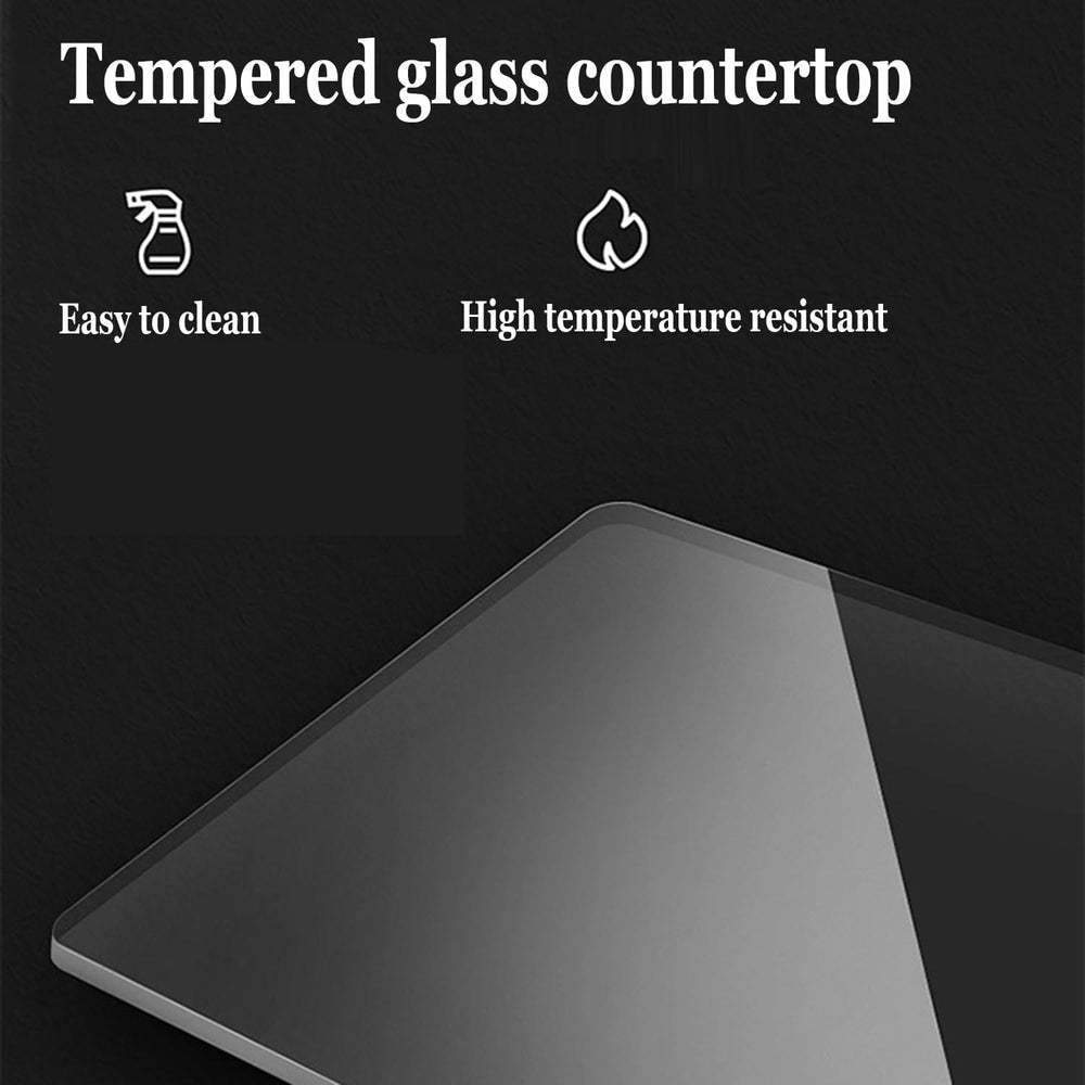 Modern End Table Triangle Glass Coffee Table, Irregular Oak Base Short Table ...
