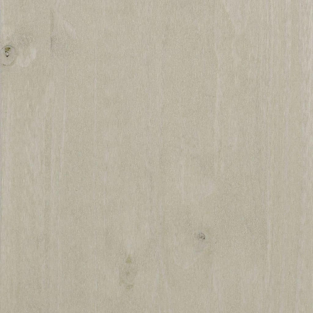 White Wooden Sideboard with 2 Doors, 33.5"x13.8"x31.5" Solid P...