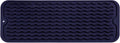Silicone Dish Drying Mat for Multiple Usage,Easy clean,Eco-friendly,Heat-resistant Silicone Mat for Kitchen Counter,Sink,Bar,Bottle,or Cup Navy Blue M 17 inches x 6 inches