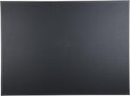 KINGFOM Desk Pad & Mat 24" x 18" Protector Large Mouse Pad PU Leather for Desktops and Laptops (Black)