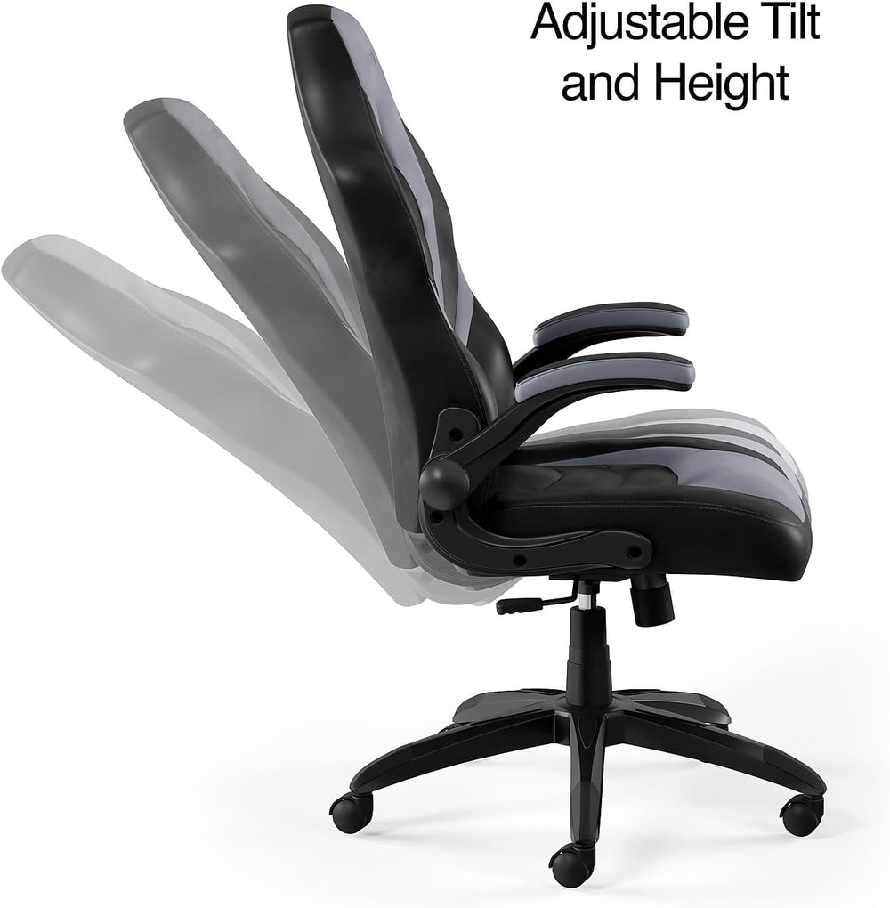 STAPLES Emerge Vortex Gaming Chair, Adjustable Height, Swivel Black | Racing-...