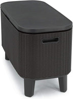 Keter Bevy BAR Cocktail Table, Polypropylene, Anthracite Grey