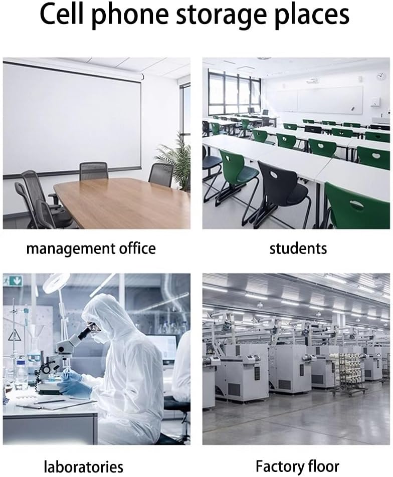 Wall-Mounted Mobile Phone Storage Cabinet with 12-60 Secure Compartments for Classrooms & Offices Perfect for Exam nization Efficient Storage & Device Management Solutions.