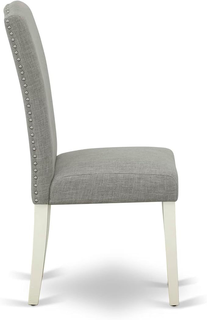 East West Furniture V097EN206-7 7 Piece Modern Dining Table Set Consist of a ...