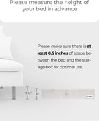 StorageWorks Large Under Bed Storage Containers with Handles and Label Holder, 2 Pack Ultra-thick Fabric Underbed Bins, Closet Organizer for Clothes, Blankets, Sweater