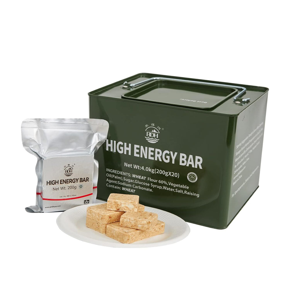 Emergency Food Ration Bars, Survival Tabs Supply for Outdoor Camping Snowstor...