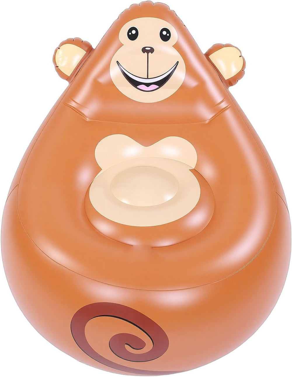Dpofirs Inflatable Chair, Animal Shaped Portable Blow Up Sofa with Soft Skin ...