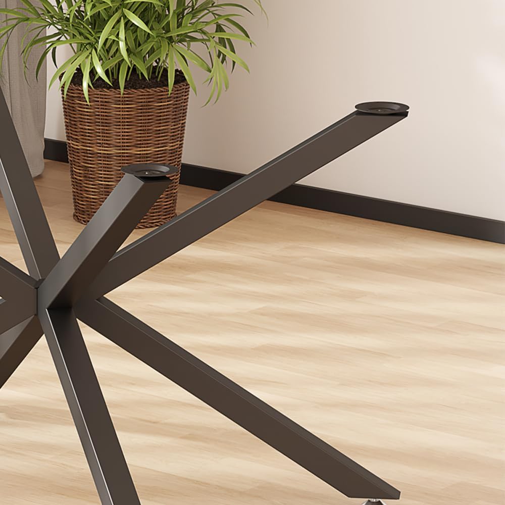 KaKaBB Dining Table Legs 30 Inch - Heavy Duty Metal Table Base for Wood/Glass...