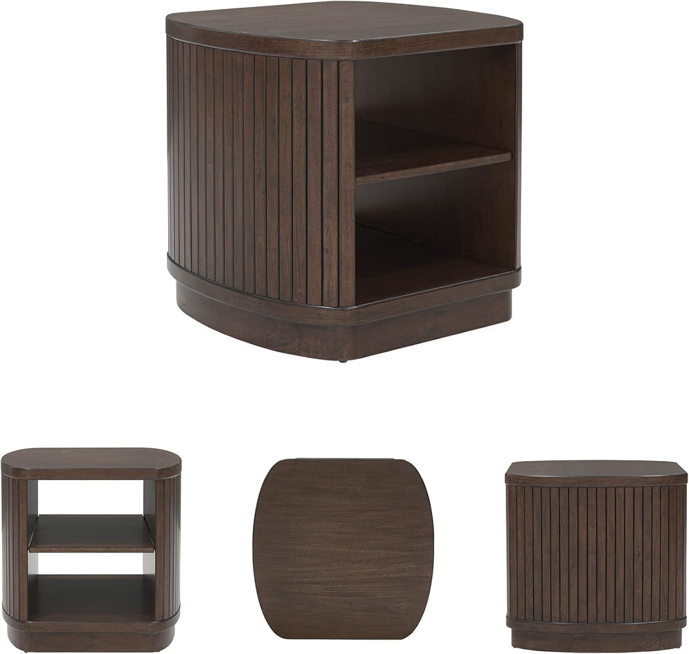 Signature Design by Ashley Korestone Contemporary End Table with Storage and ...