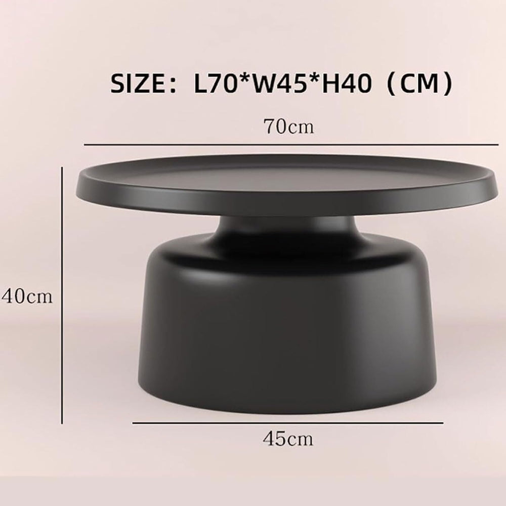 Multicolor Round Coffee Table for Living Room Sofa Side Table and Balcony Acc...