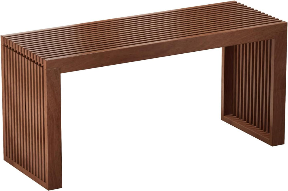 APRTAT Bamboo Dining Bench 35-Inch Indoor Wood Shoe Rack Bench for Entryway |...