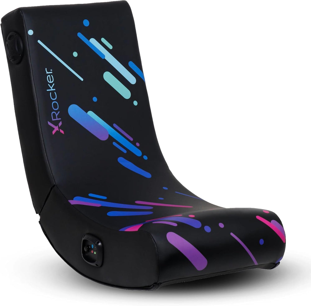 X Rocker Video Gaming Floor Rocker Chair, Built-in Audio, Foldable, for Gamer...