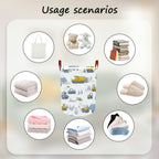 Laundry Baskets 15.7x19.7 Inch Construction Truck Mountain Scene Design Collapsible Laundry Hamper with Handles Oxford Fabric Clothes Storage Bin Foldable Dirty Clothes for Bedroom Bathroom Dorm