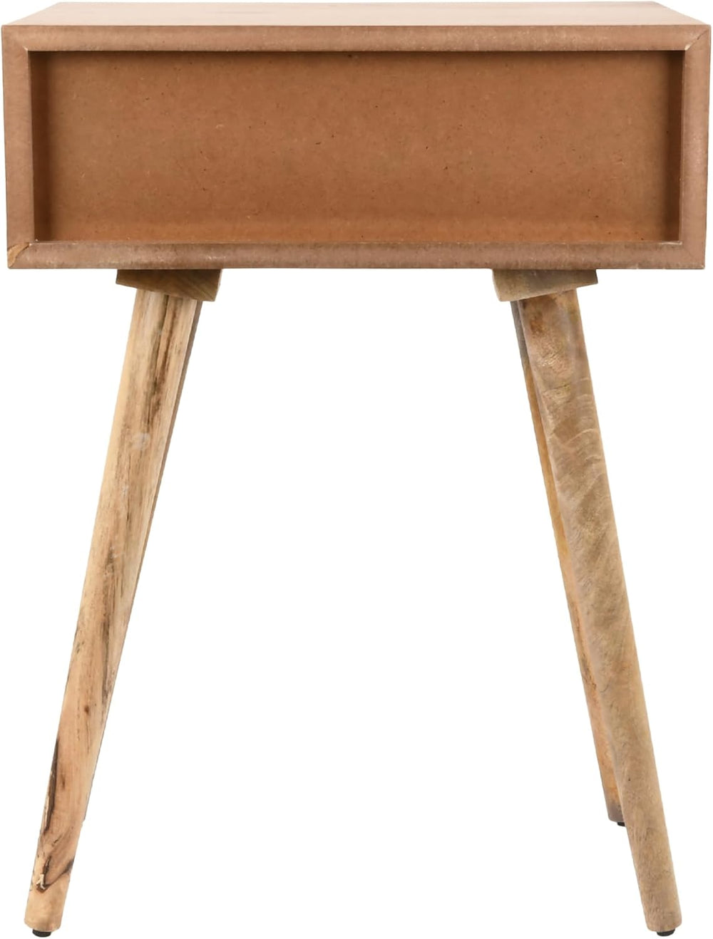Decor Therapy Side Table with 1-Drawer, Modern Design, Easy Assemble, Natural...