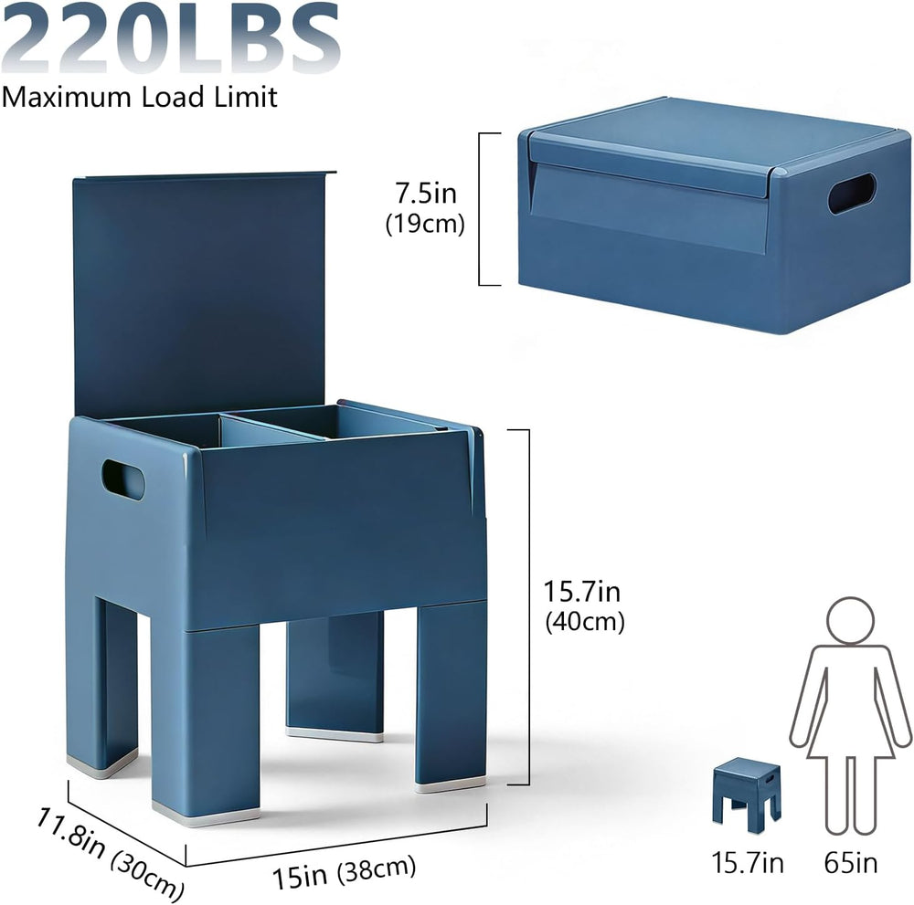Colorful ABS Plastic Nightstand Detachable Storage Side Table Stool | Tool-Fr...