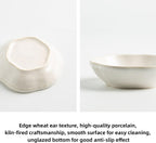 Ceramic Jewelry Tray, Ring Holder Floral Trinket Bowl for Women | Small catchall keeps rings, earrings, keys, and keepsakes visible on vanities or dressers, adding a giftable decor accent