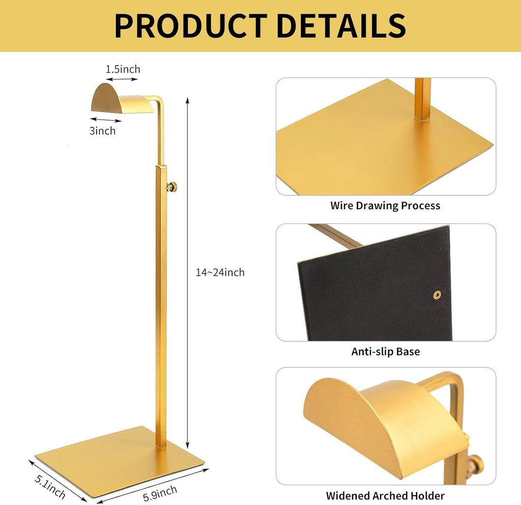 Purse Display Stand,3 Pack stand for purse,Stainless Steel Purse Stands for Display,Height Adjustable Handbag Display Stand,for Commercial Stores And Parties