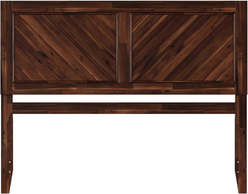 AFI, Canyon Queen Solid Wood Rustic Farmhouse Headboard, Barnwood