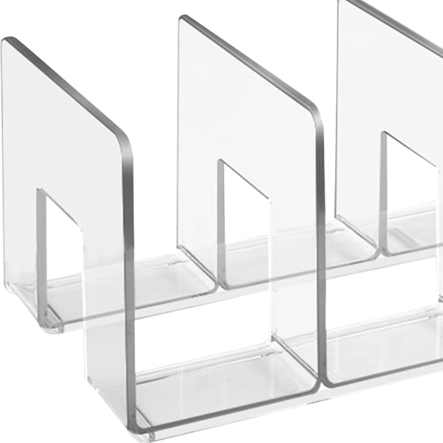 Wardrobe Divider Shelf Purse Organizer for Closet Shelf Dividers Purse Display Stand for Libraries, Clear