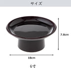 サンメニー Sanmeny Co., Ltd. Marusanpo Monotai, Offering Desk, Buddhist Altar, Buddhist Altar, Tame Size 6, Approx. 7.1 inches (18 cm), Obon Memorial Service, Meal Service, Made in Japan, Made in Japan