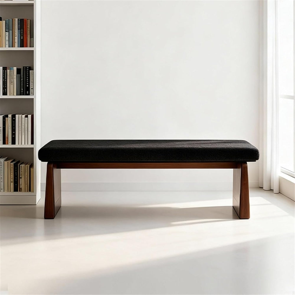 Modern Wooden Sofa Bedroom Bed end Bench Hotel Leisure Entryway(XL)