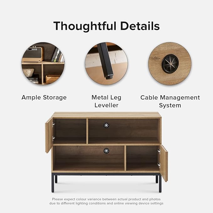 mopio Norwin 4 Piece Entertainment Center with Storage, 70" TV Stand, In...
