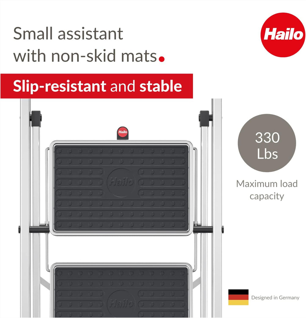K60 StandardLine | Aluminum Folding Step | Three Large Steps