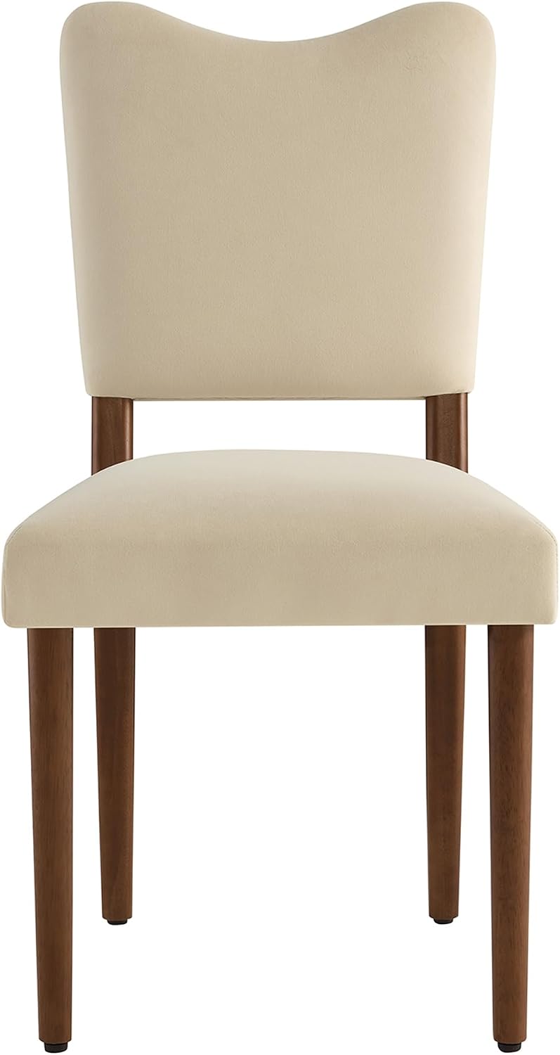 KISLOT Upholstered Dining Chairs Set of 6, Modern Velvet Kitchen Chairs with ...