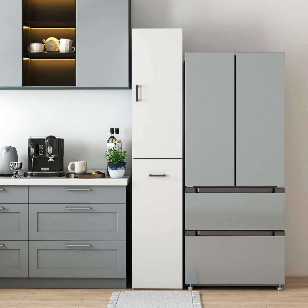 Kitchen Pantry Cabinet, 70.87" Tall Storage Cabinet with 3-Tier Pull-Out...