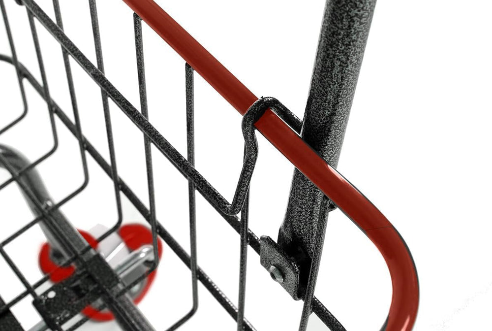 Rolling Laundry Cart with Wheels, Metal Wire Basket, Heavy Duty Utility Cart ...