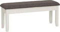 Powell Furniture Jane Storage, Antique White Dining Bench,