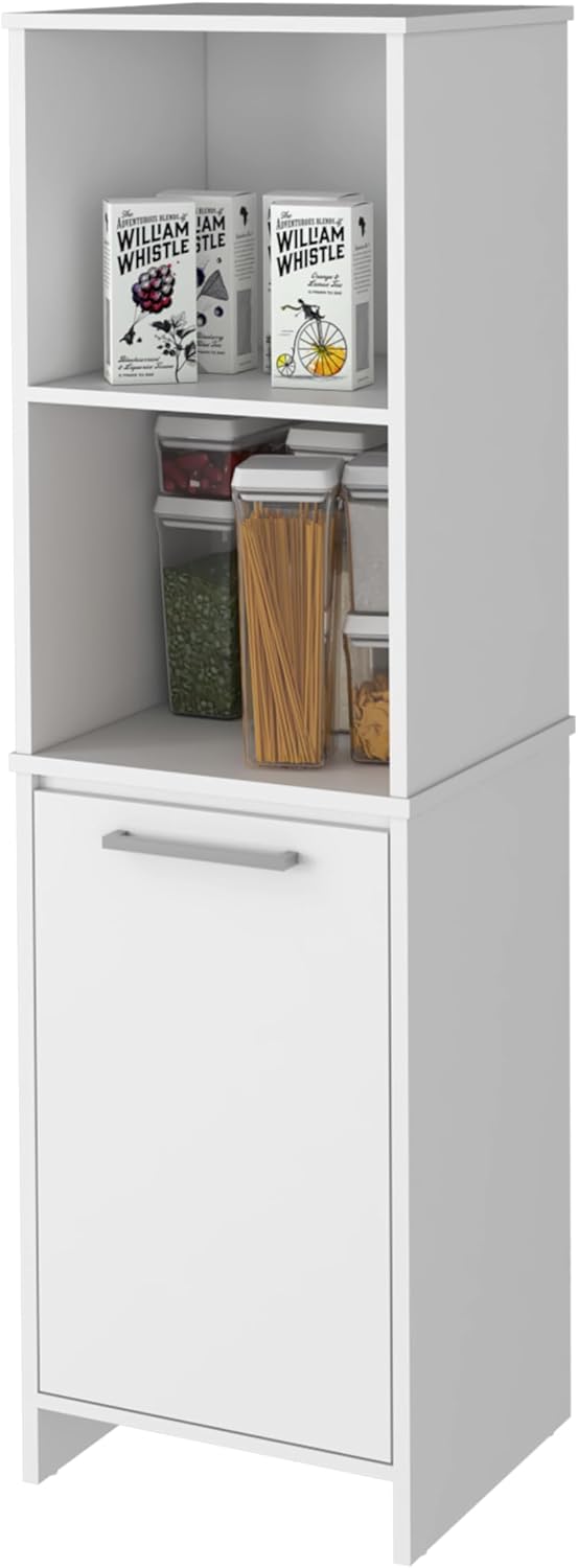 17.71" D*15.74" W*59.29" H Freestanding Kitchen Pantry with 2 ...