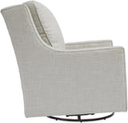 Signature Design by Ashley Kambria Contemporary Swivel Glider Nursery Accent Chair, Gray