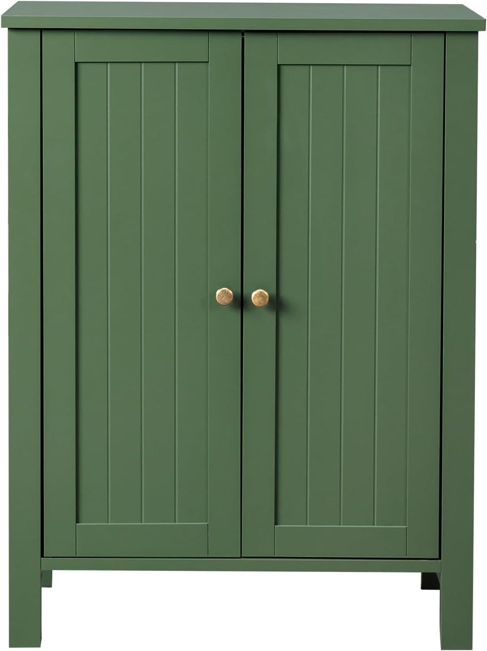 Bonnlo Free Standing Bathroom Cabinet, Sage Green Accent Storage Cabinet with...