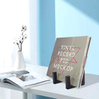 Vinyl Record Storage Holder, Black Lp Record Holder,Metal Album Storage for Vinyl Records