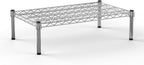 18" Deep x 30" Wide x 8" Height 1-Tier Wire Shelving Kit | NSF Commercial Storage Rack Unit