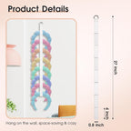 3 PCS Headband Holder Organizer for Girl，headband storage，Hanging Hairband Storage for Women，Headband organizer，White Hair Hoop Display Hair Accessories Organizer Bedroom College Dorm Decor ﻿