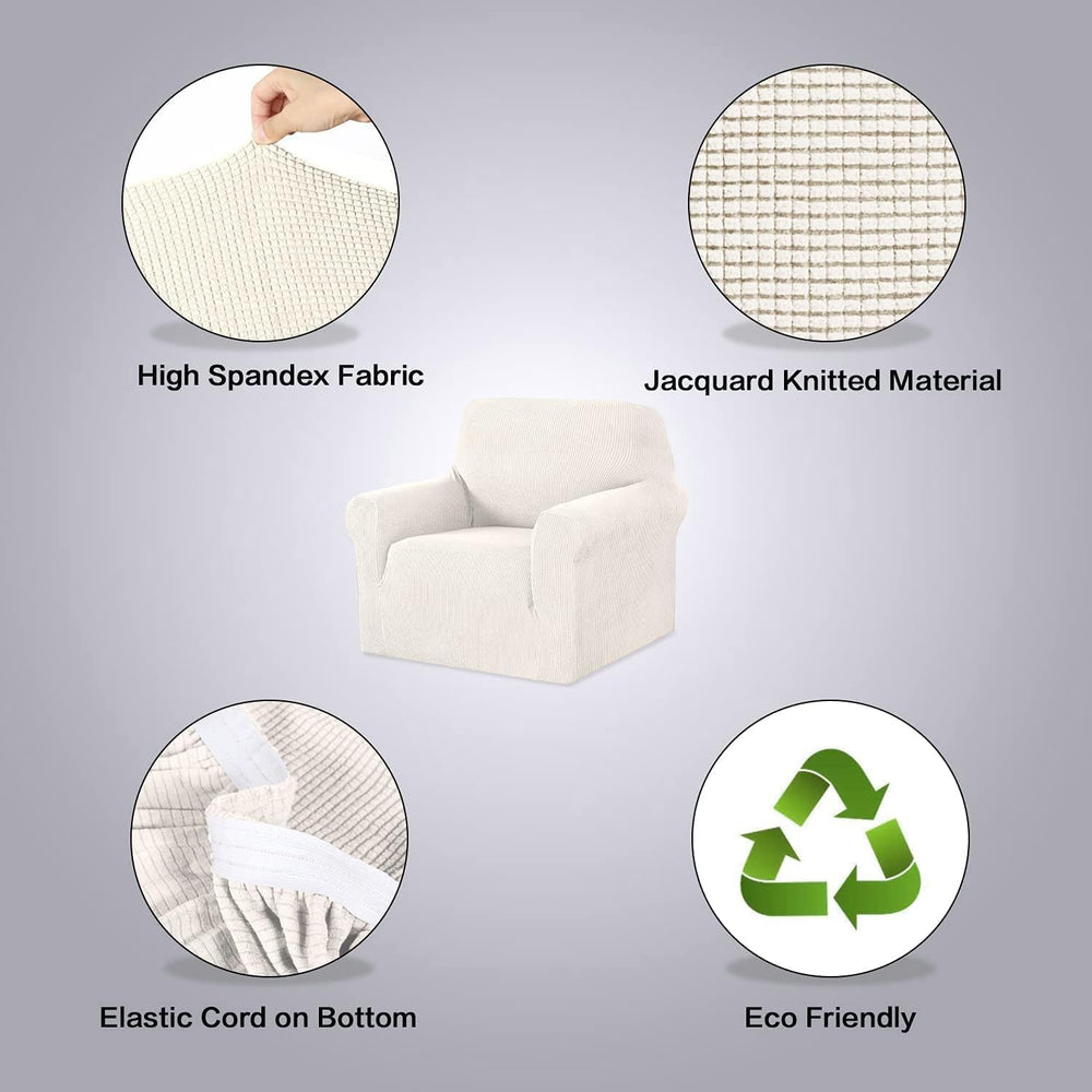 H.VERSAILTEX Armchair Cover Stretching Skid Resistance Couch Cover for Dogs W...