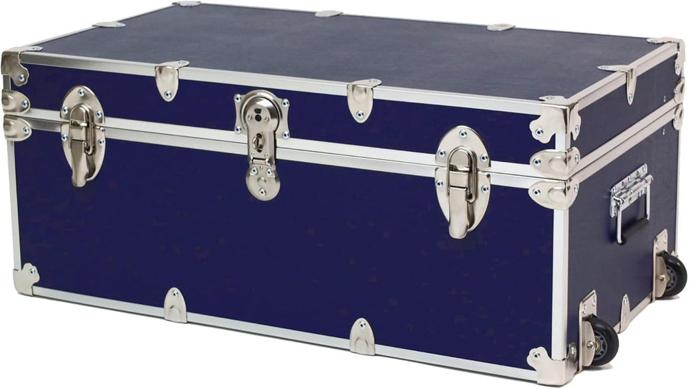 Rhino Small Essential Trunk with Wheels, Camp Footlocker, Dorm Storage | 30&q...