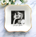 Chillever Personalized Friendship Jewelry Dish, Sisters Jewelry Dish, Custom Besties Gifts, Bff Gifts, Friendship Gift, Best Friend Gift for Women, Customized Jewelrys Plate, Birthday, Christmas