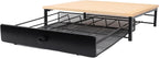 WALFRONT Coffee Pod Drawer, Iron Coffee Capsule Organizer Tray with 36 Pods Capacity for Home Office and Cafe Use