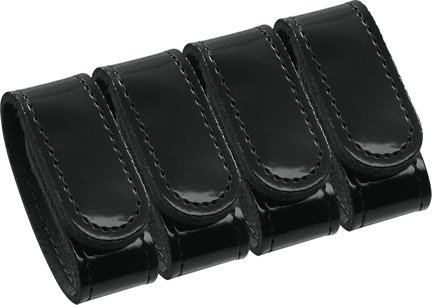Perfect Fit Shield Wallets Duty Belt Keeper with Double Snap Closure (Pack of 4)