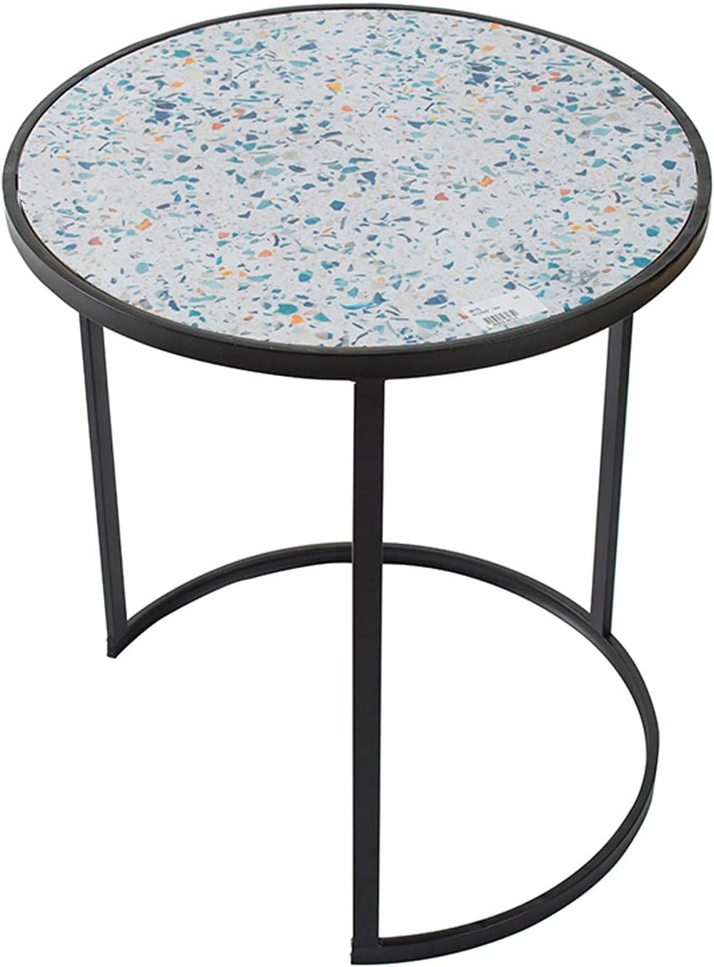 A&B Home 20.1" and 22" H Round Multicolor Iron/Fir Wood Indoor ...