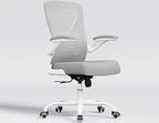 Ergonomic Office Chair with Lumbar Support - Adjustable Computer Desk Chairs for Home Office, Gaming, and Work - Comfortable and Supportive Desk Chairs for Adults(Grey Silver)